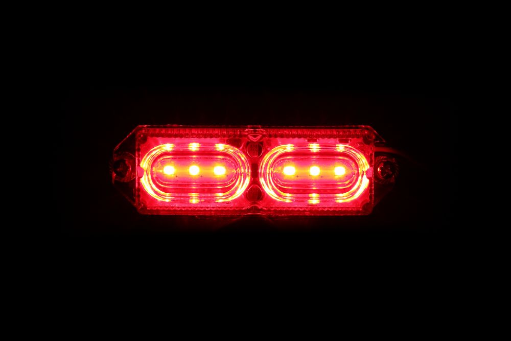 LEDツインストロボマーカー 24V レッド 画像4