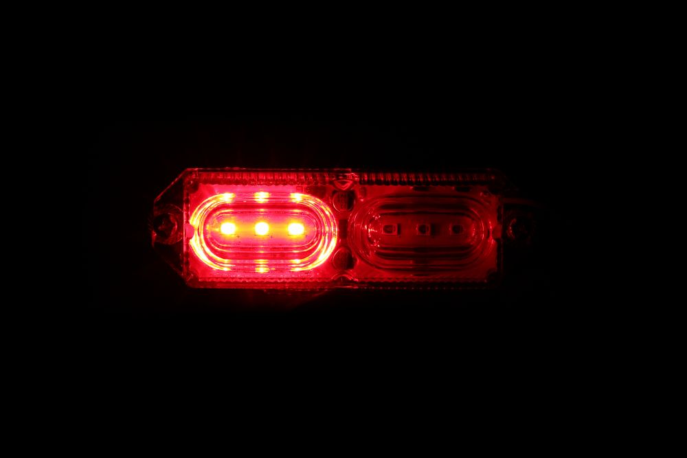 LEDツインストロボマーカー 24V レッド 画像5