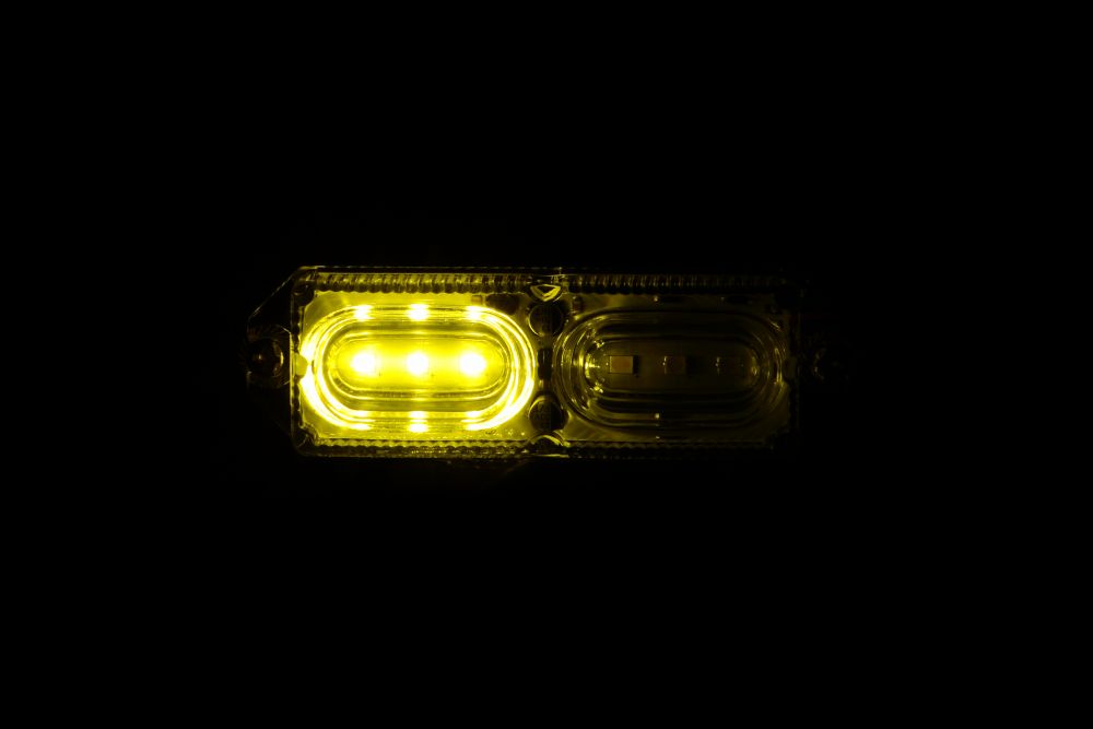 LEDツインストロボマーカー 24V イエロー 画像2