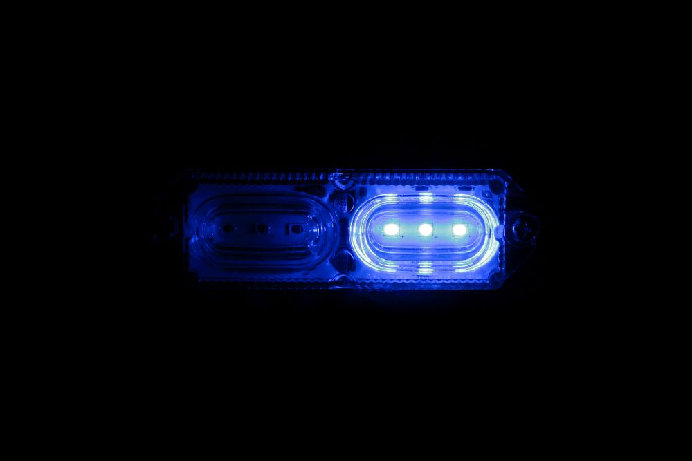 LEDツインストロボマーカー 24V レッド/ブルー 画像2