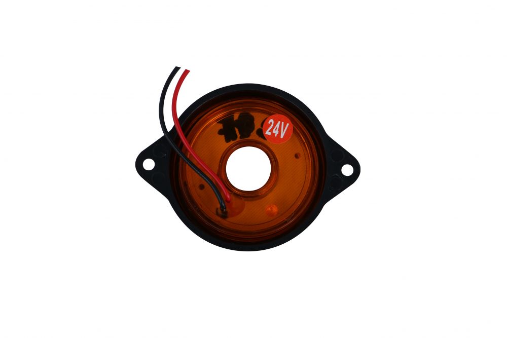 LEDサイドマーカーランプ 丸型 アンバー 画像2