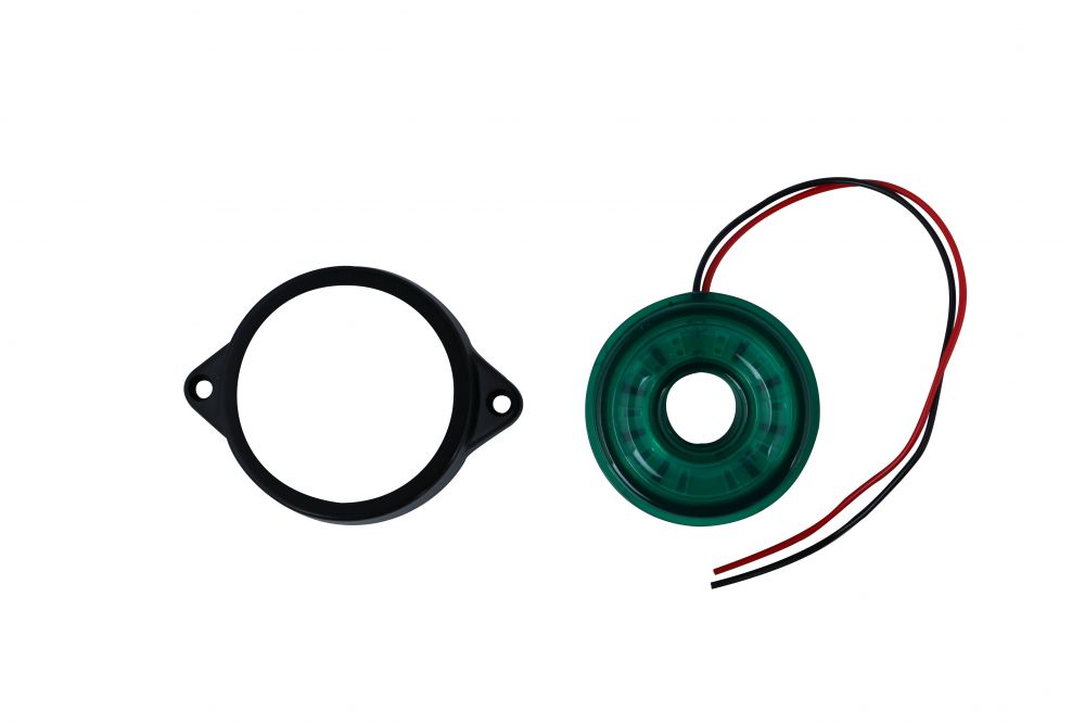 LEDサイドマーカーランプ 丸型 グリーン 画像4