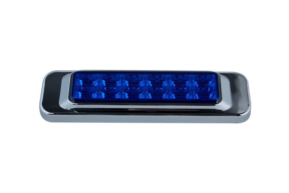 LEDサイドマーカーランプ 角型 ブルー 画像3