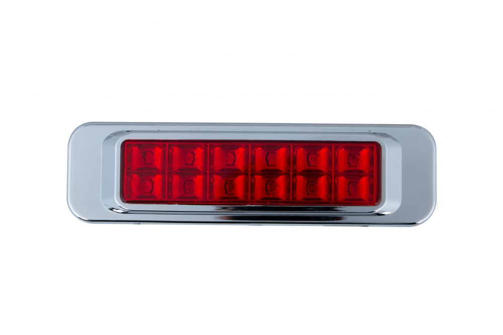 LEDサイドマーカーランプ 角型 レッド 画像3