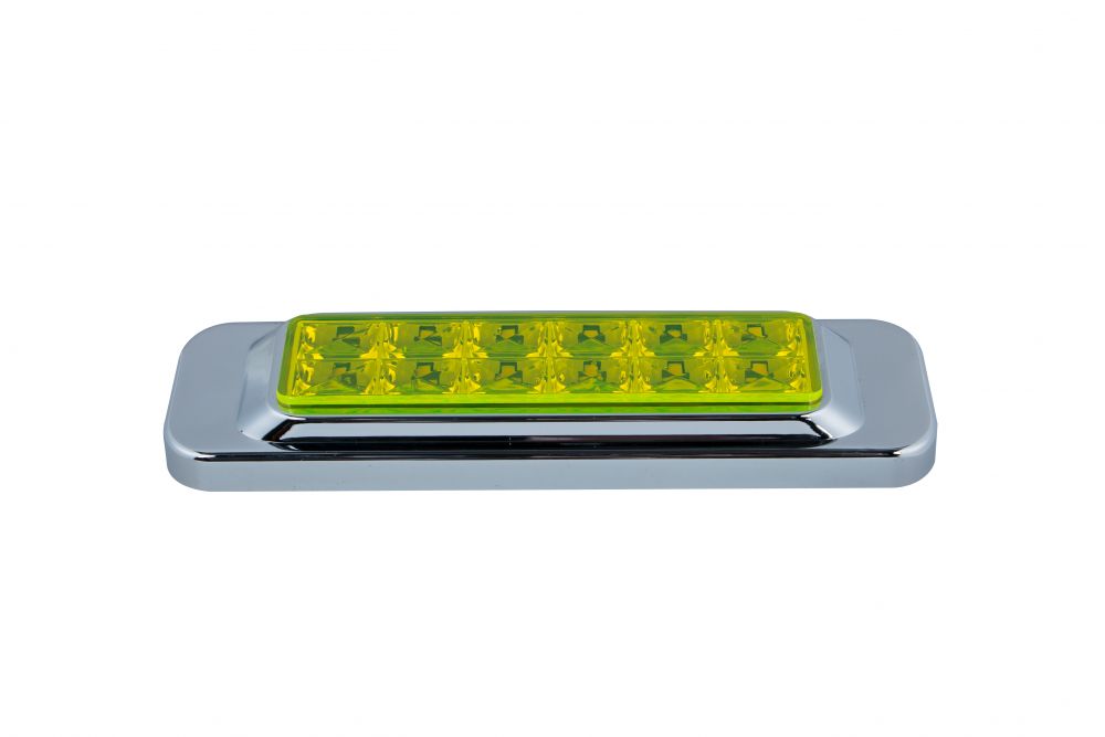LEDサイドマーカーランプ 角型 イエロー 画像3