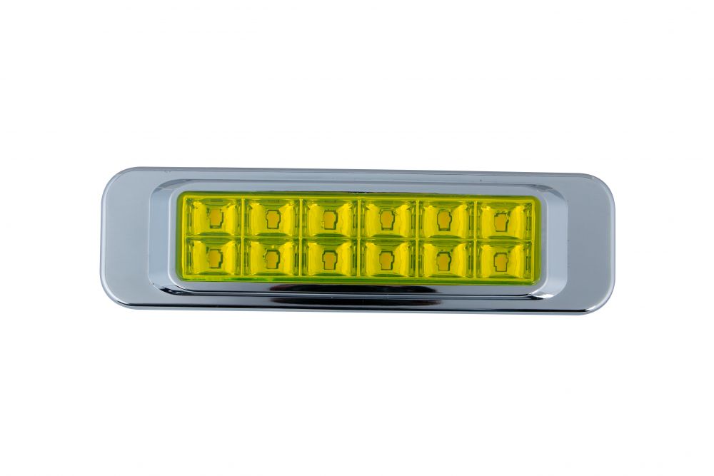 LEDサイドマーカーランプ 角型 イエロー 画像5