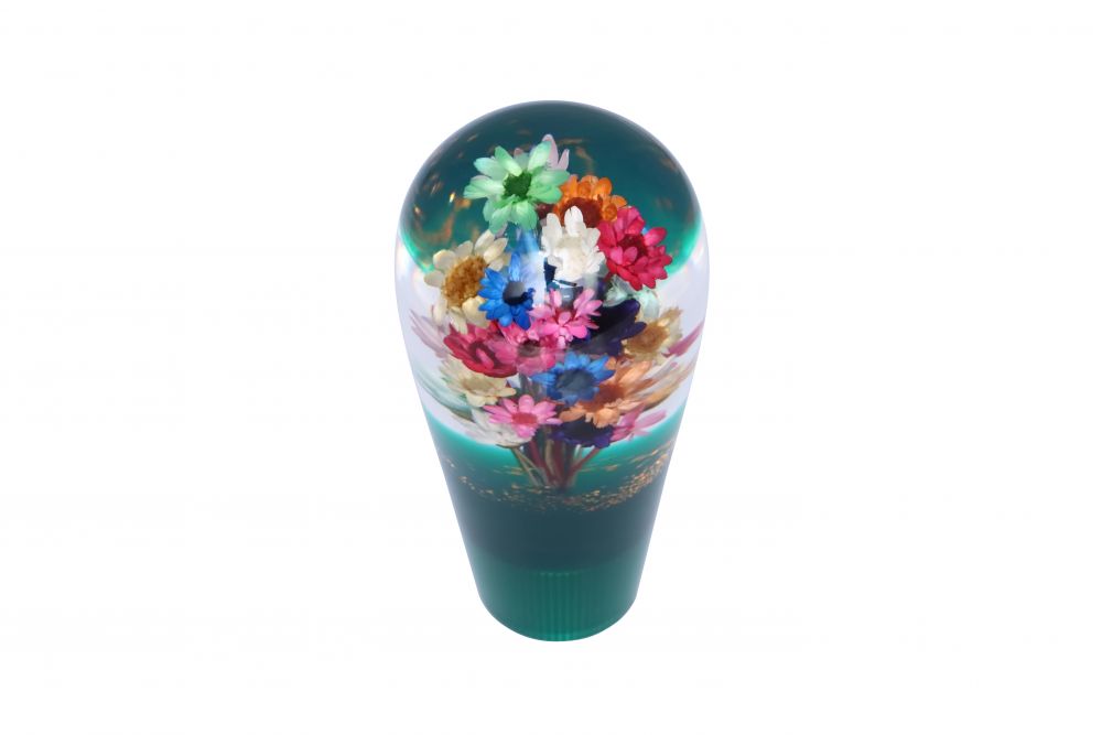 水中花シフトノブ 電球型 グリーン 3AD 画像5