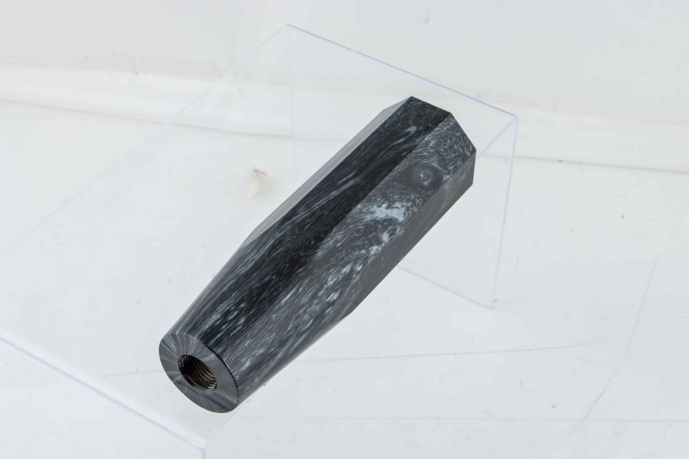 8角ウッドノブ 150L 3AD 黒木目 画像4