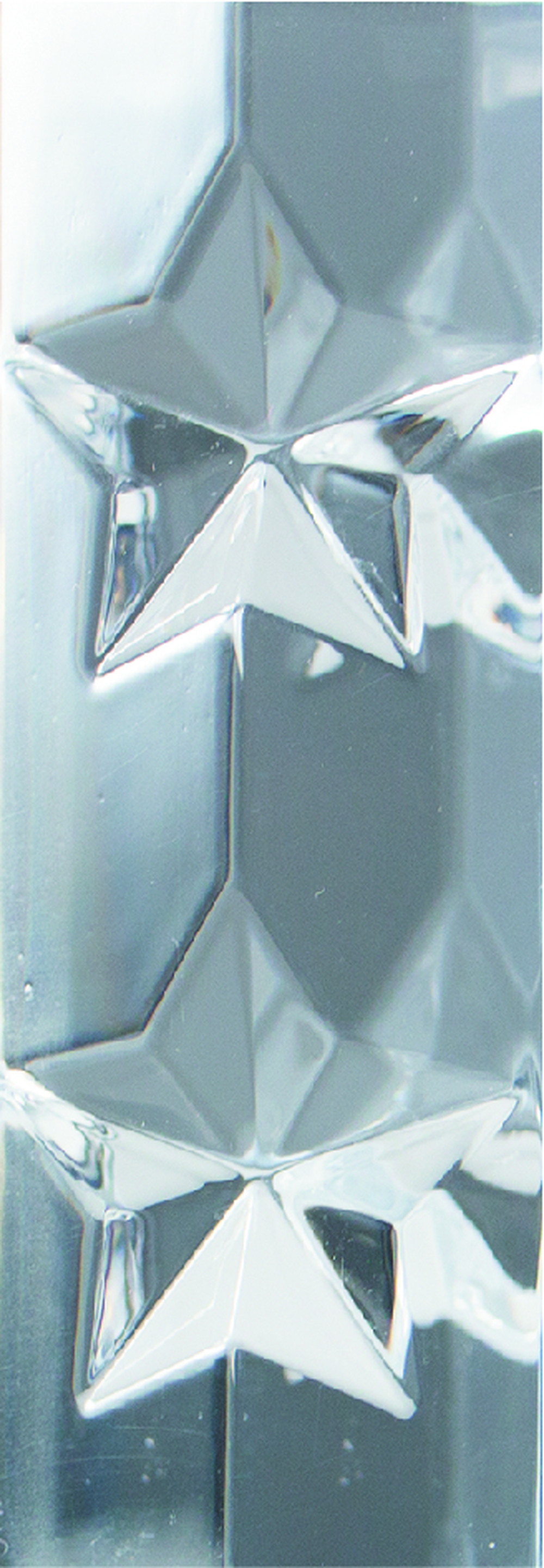 クリスタル8角ノブ(星) 150L 12x1.25 クリアー 画像2
