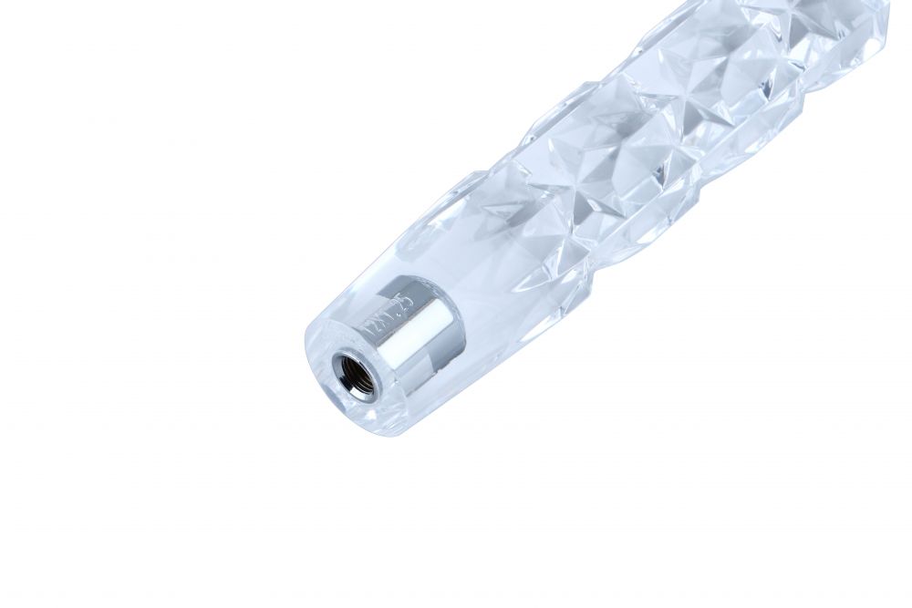クリスタル8角ノブ(星) 200L 12x1.25 クリアー 画像3