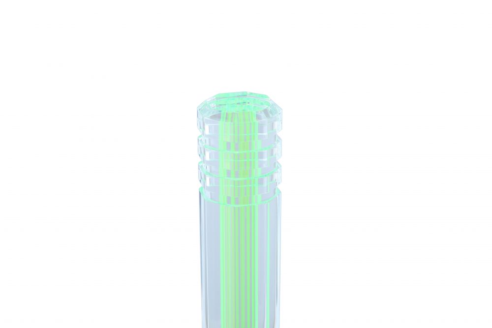 スリットラインシフトノブ200L 12X1.25 AD付 グリーン 画像4