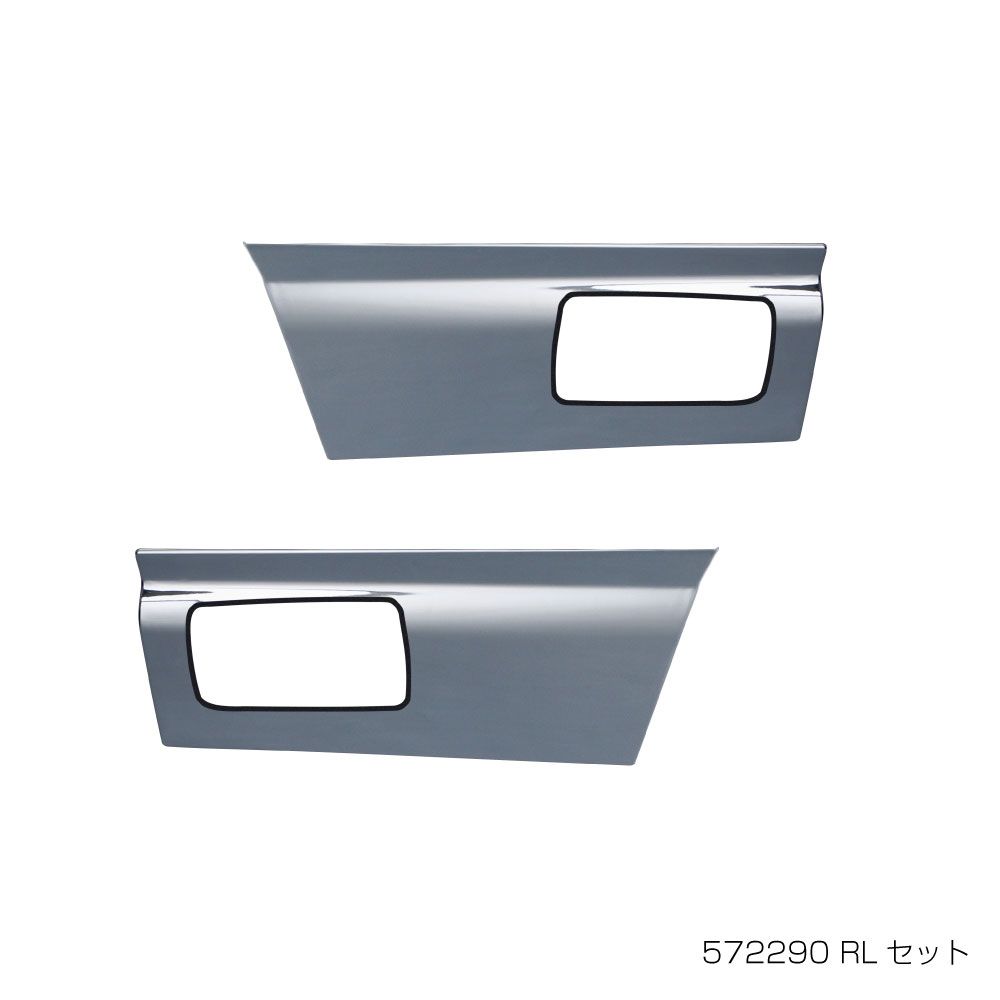 メッキドアアンダーカバー R/L 07エルフ ローキャブ 画像3