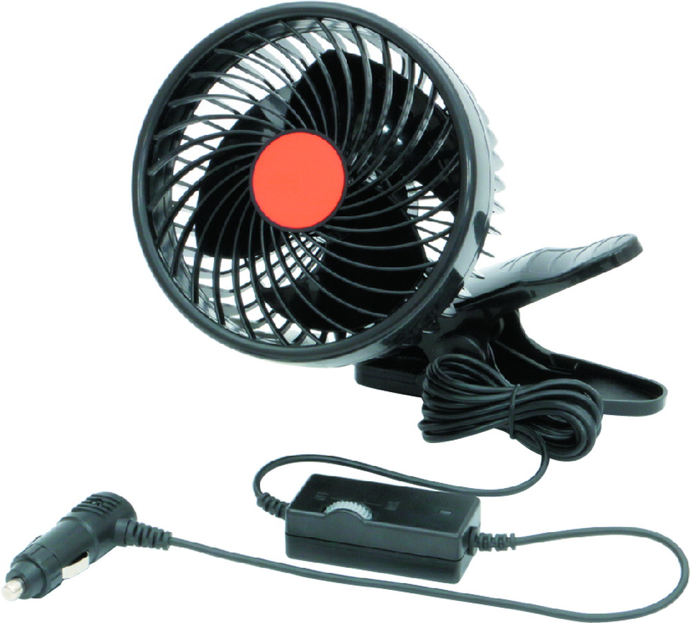 ルームファン 5インチ クリップ式 12V/24V 静音タイプ