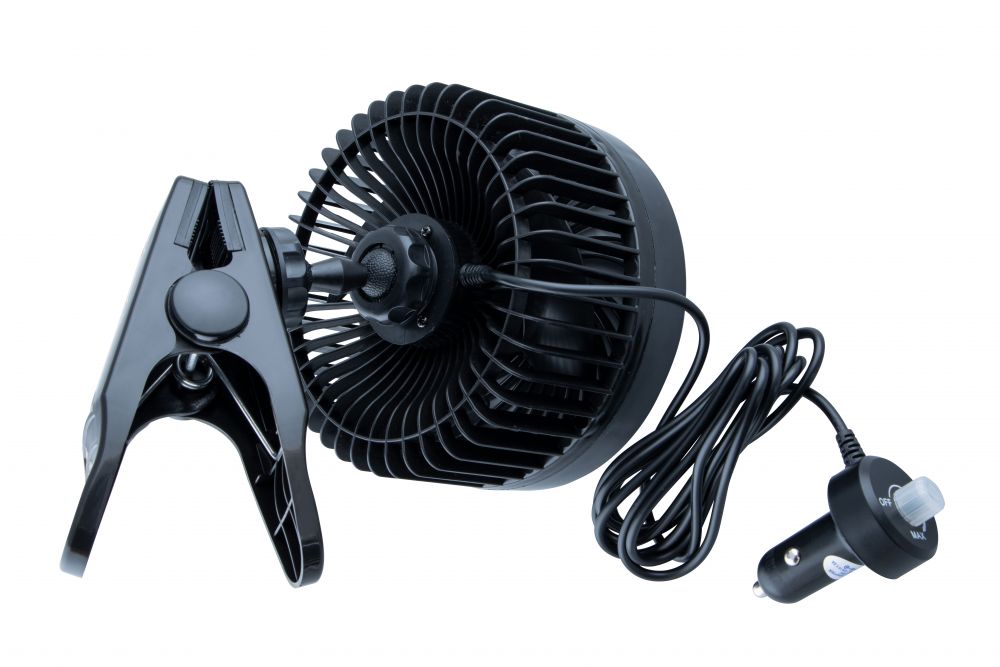 ルームファン 5インチ クリップ式 12V/24V 静音タイプ 画像5