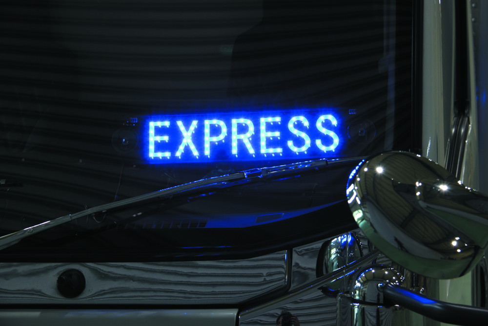 LEDプレート(EXPRESS) ブルー 画像3
