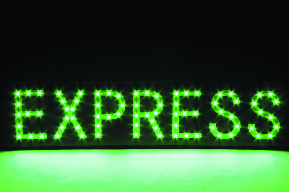 LEDプレート(EXPRESS) グリーン