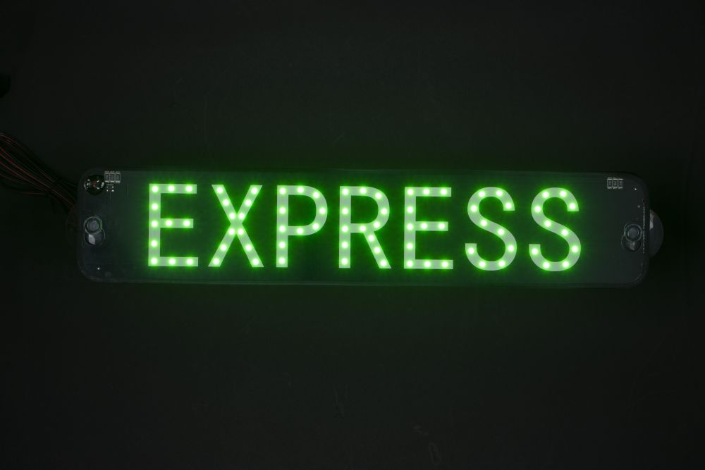 LEDプレート(EXPRESS) グリーン 画像3