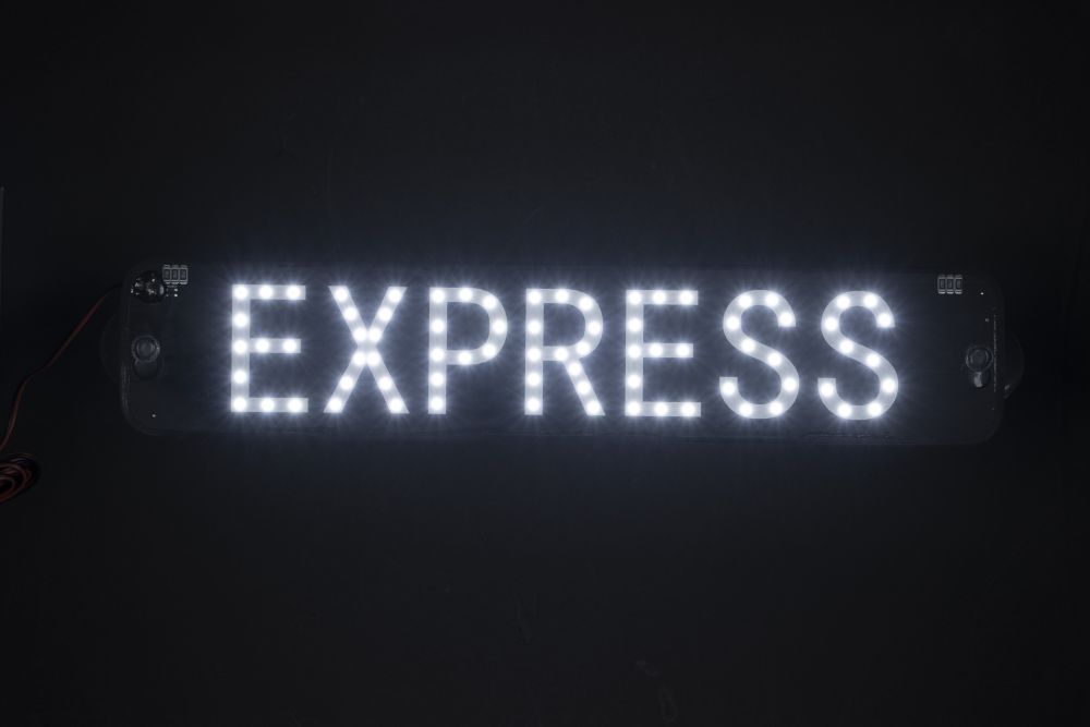 LEDプレート(EXPRESS) ホワイト 画像3