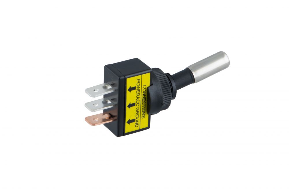 LED付きトグルスイッチ 24V ON-OFF ブルー 画像3