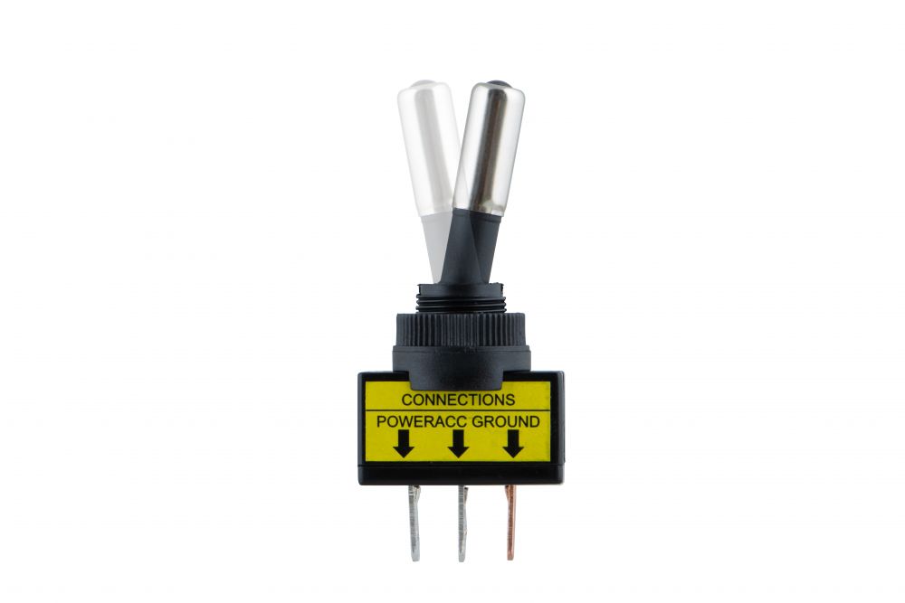 LED付きトグルスイッチ 24V ON-OFF ブルー 画像4