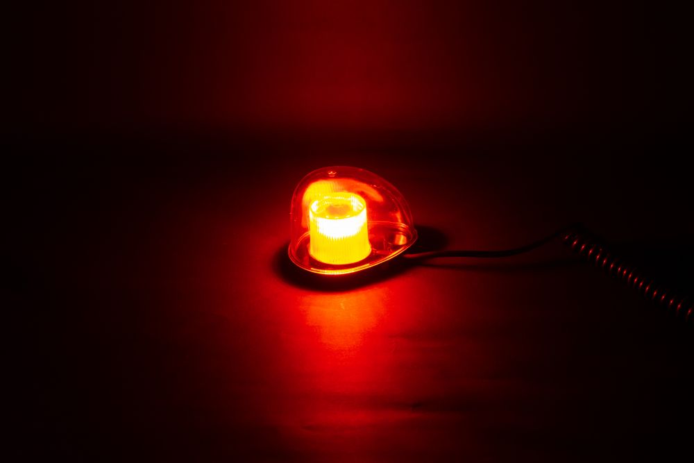 LEDミニ回転灯 レッド 画像3