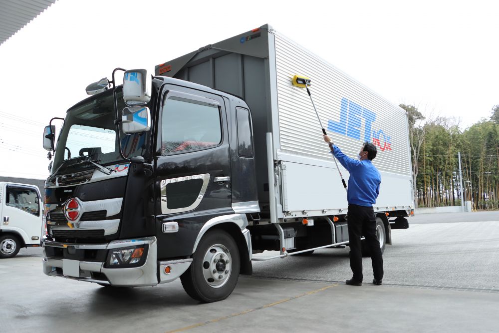 洗車ブラシ用ハンドル 2.1M伸縮通水タイプ 画像3