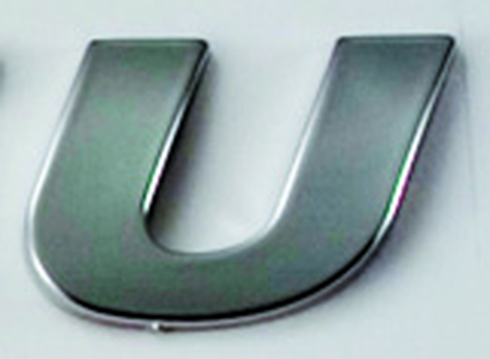 単品 ABCエンブレム 【U】