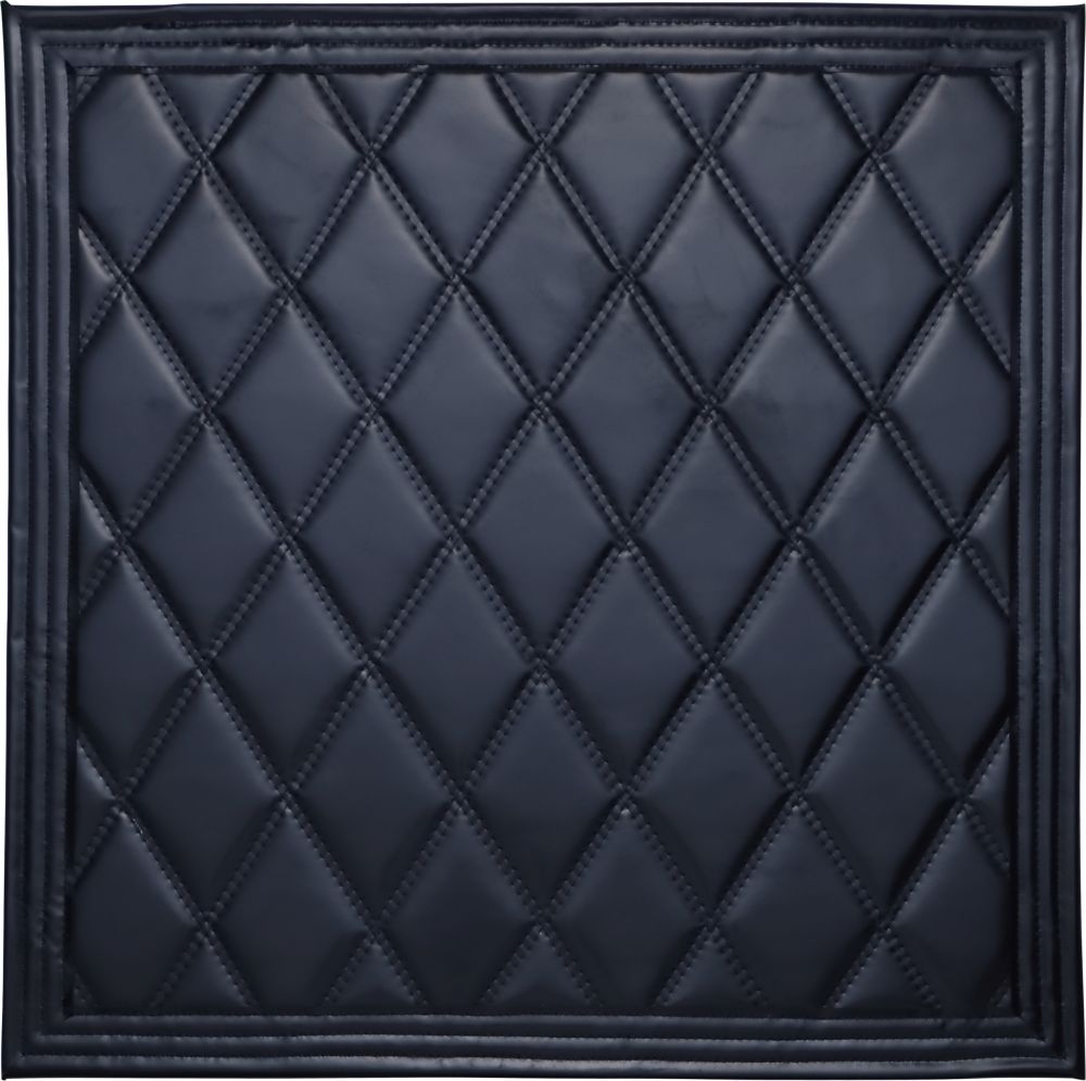 テント生地ドロヨケ 600X600 クロ/クロライン 画像2