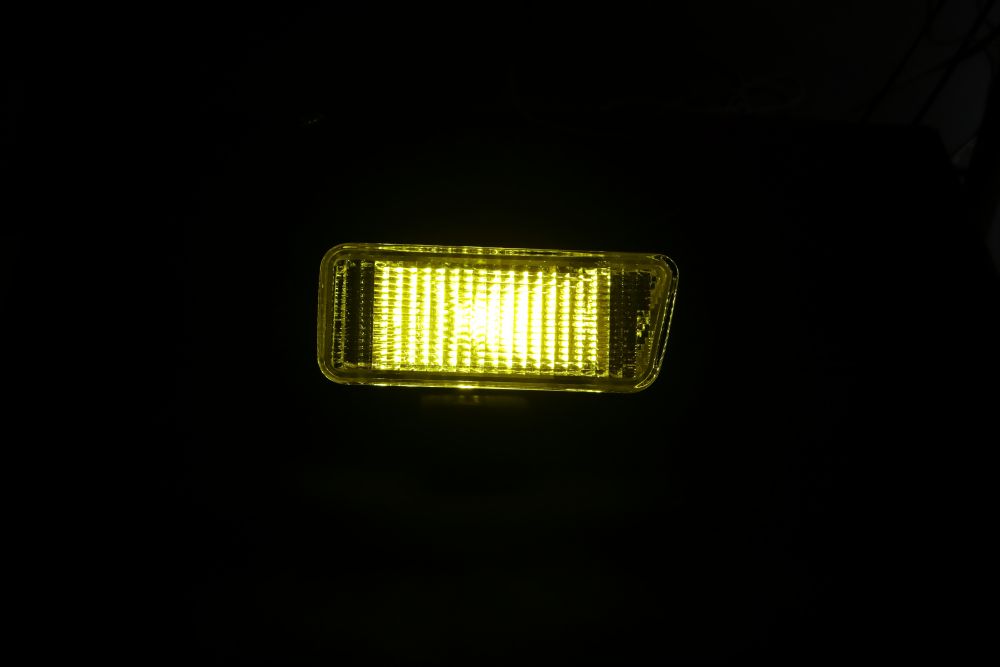 LEDバルブ COBタイプ BA15S 10-60V イエロー 画像2