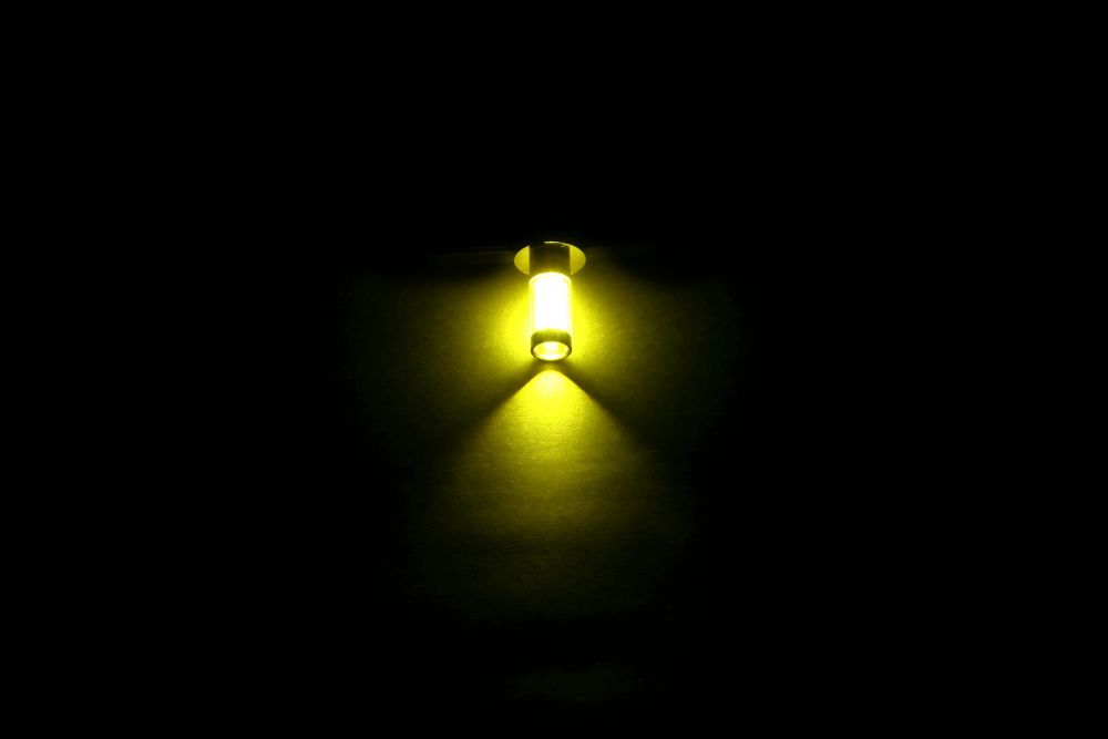 LEDバルブ COBタイプ BA15S 10-60V イエロー 画像4