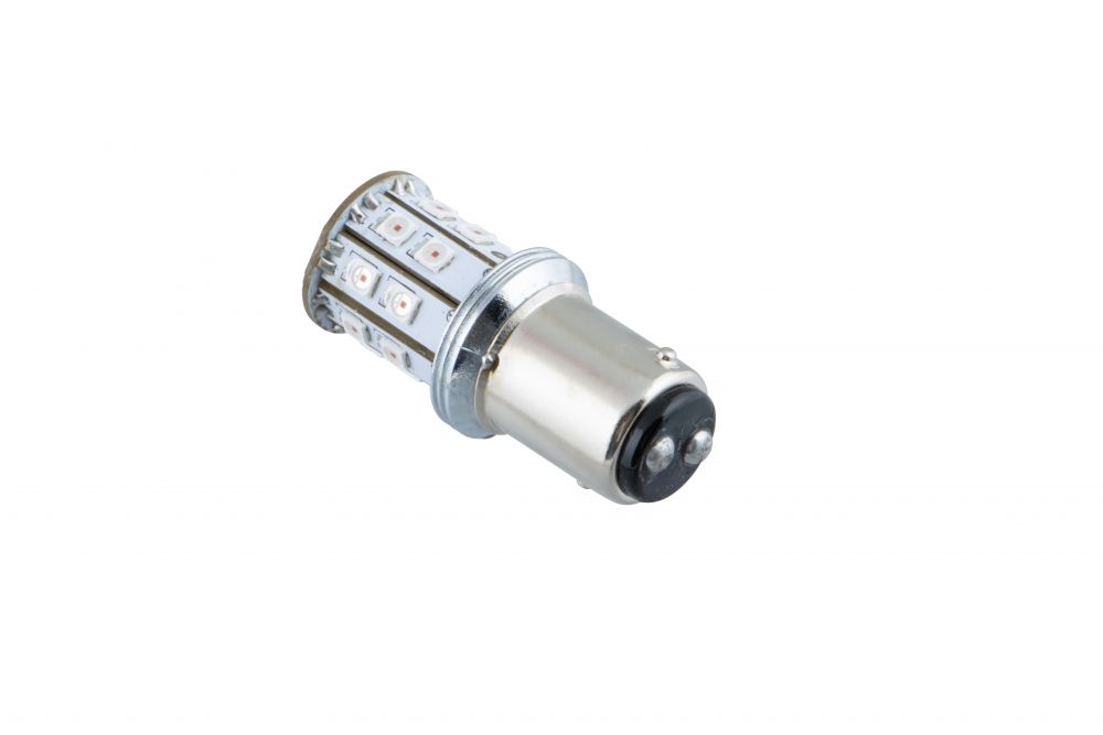 LEDロータリーテールバルブ W球BAY15D レッド1ヶ 画像4