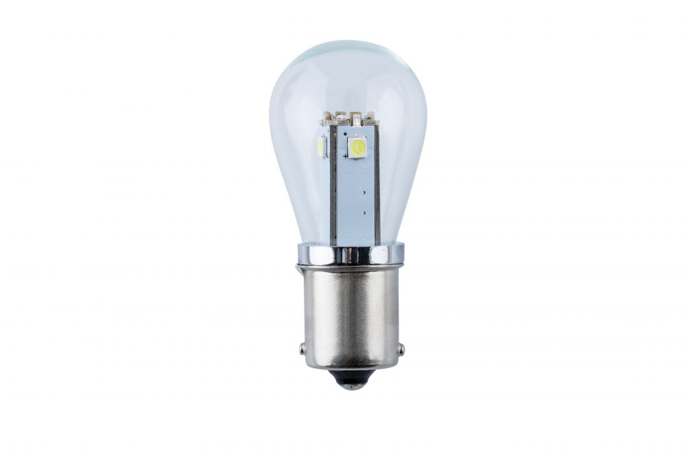 LED電球型ストロボバルブ 5回点滅 W球 レッド