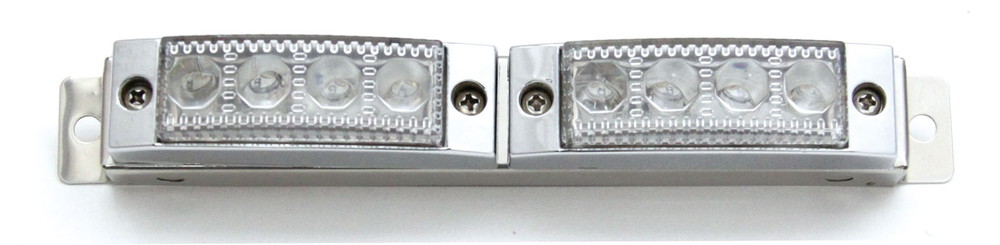 LED4超ミニフラットマーカー取付ステー 2連用 ステンレス