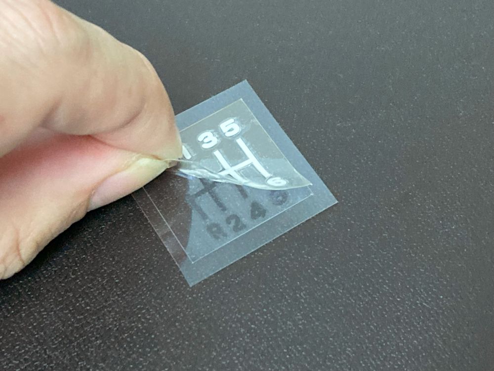 切り文字シフトパターンステッカー 135-6 レンジャープロ 画像3