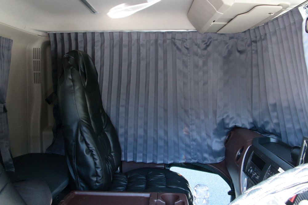 トラックカーテンぐーすか 仮眠カーテン グレー
