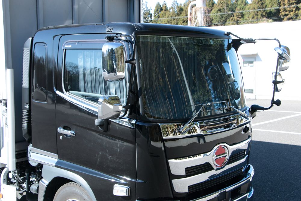 トラックカーテンぐーすか 仮眠カーテン グレー 画像5